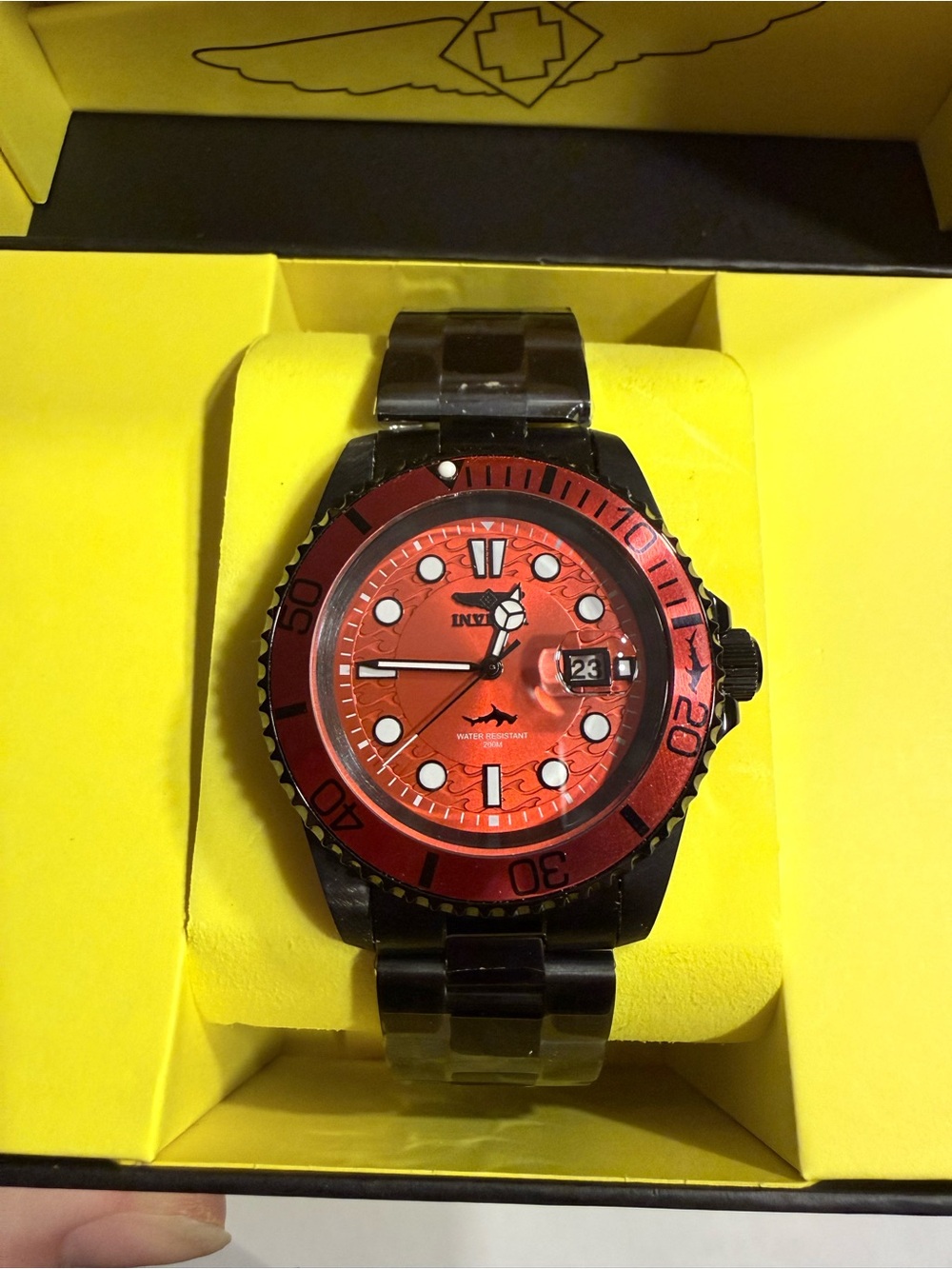 Invicta Pro Diver Vectide(Black Label) Men's Watch - 42mm, Red/Black